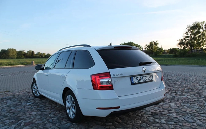 Skoda Octavia cena 73900 przebieg: 79400, rok produkcji 2019 z Świecie małe 301